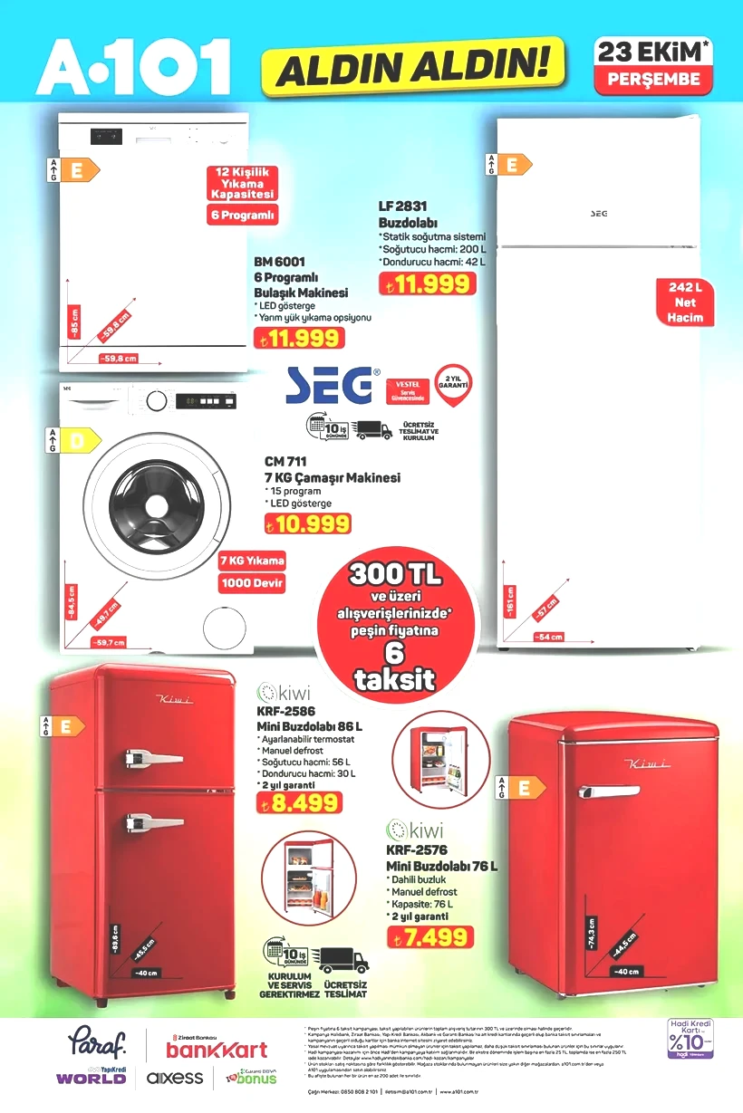 A101 23 EKİM 2025 AKTÜEL KATALOĞU: A101'e benzinli motosiklet ve mini buzdolabı geliyor! - Resim: 5